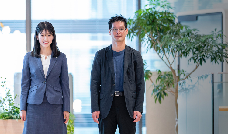 お客さまと向き合う二人が語り合って