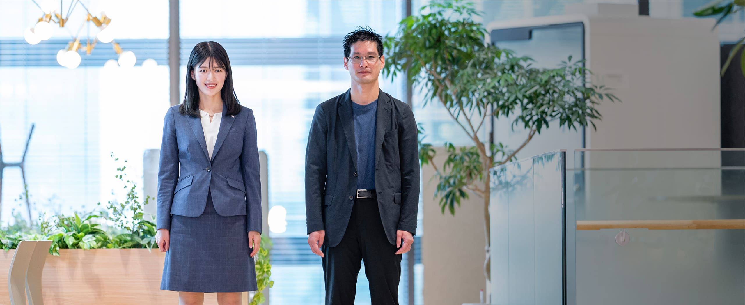 お客さまと向き合う二人が語り合って