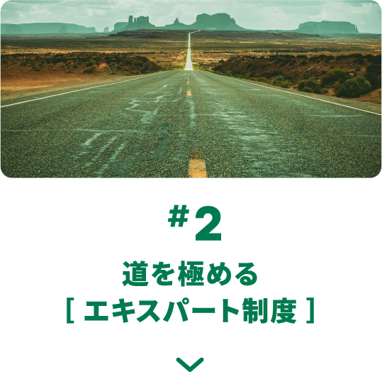 #2 道を極める［ エキスパート制度 ］