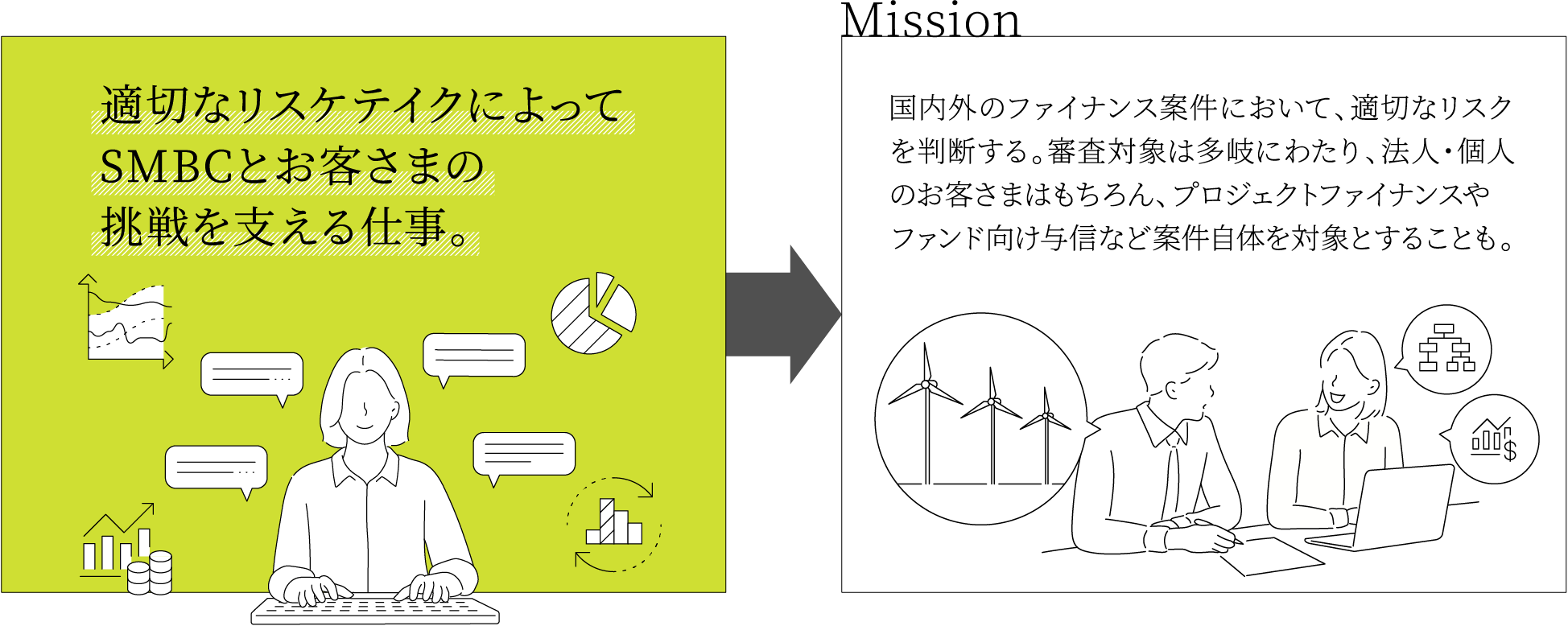 社会の中で活かされ、新たな価値を生み出していく手応えを存分に味わえる大きなやりがいある仕事